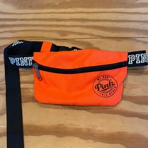 PINK orange fanny pack